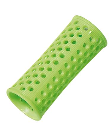 Comair 3011741 Flat wave roller 25 mm conical long bag of 10 green Green 12 pieces (1 pack)