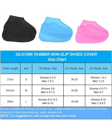 Foldable Waterproof Silicone Shoes Cover - Reusable Non-Slip Overshoes for Outdoor Rain and Snow - White, Size L - Buy Online on SooperMarket.com