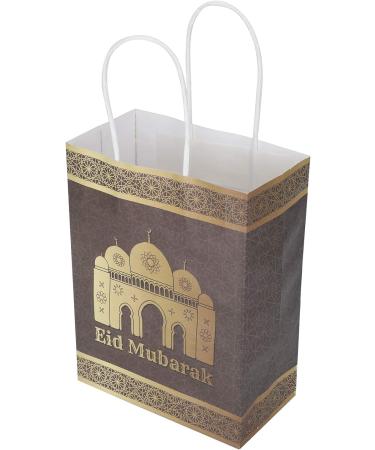 Ramadan Gift Bag Mubarak Sign Design Paper Bag with Paper for Festival Decorations - Buy Online on SooperMarket.com