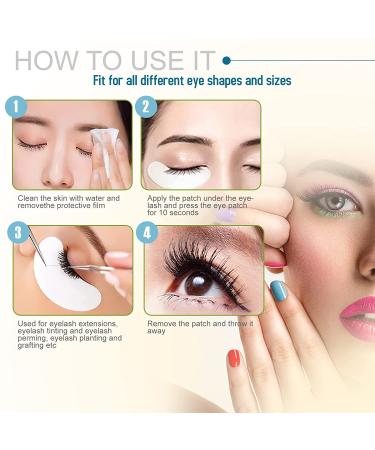 C. ARTIST 100% Natural Under Eye Gel Pads - 110 Pairs | Collagen & Aloe Vera Hydrogel Eye Patches for Eyelash Extensions - Buy Online on SooperMarket.com