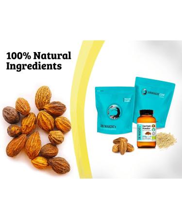 DR WAKDE'S Haritaki Powder (Hirda | Terminalia chebula) - 500g (1.1lb) | Pure Raw Ayurvedic Herb | Vegan | Same Day Dispatch - Buy Online on SooperMarket.com