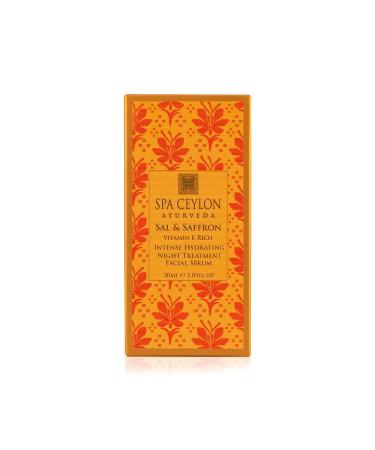 SPA CEYLON Sal & Saffron Vitamin E Night Treatment Serum | Deep Hydration & Skin Replenishment | International Shipping Available - Buy Online on SooperMarket.com