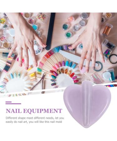 FOMIYES 1pc Nail Stickers Nail Art Bending Tool Nail Bending Nail Sticker Press Embossing Tool Metal Frame Bending Nail Art Nail Decoration 3d Japanese Resin Purple 5x5.5cm Purple - Buy Online on SooperMarket.com