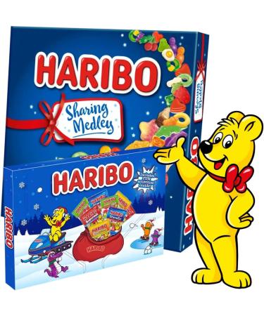 Kids Sweets Gift - Sweets Hamper Box | Christmas Sweet Hamper for kids adults | Gummy Sweets - 2 pack Gluten free sweets selection of fruits Starmix Supermix Jelly Babies 650g (Sweets Gift) - Buy Online on SooperMarket.com