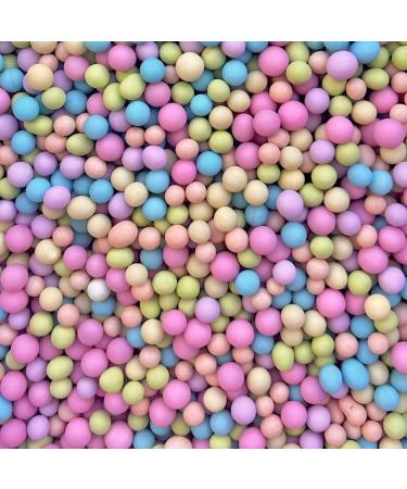 Easter pastel edible chocolate ball sprinkles pink lilac blue yellow cakes cupcake toppers sprinkle mix blend pearls decoration baking biscuits cake topper SMALL PASTEL CHOCOBALLS