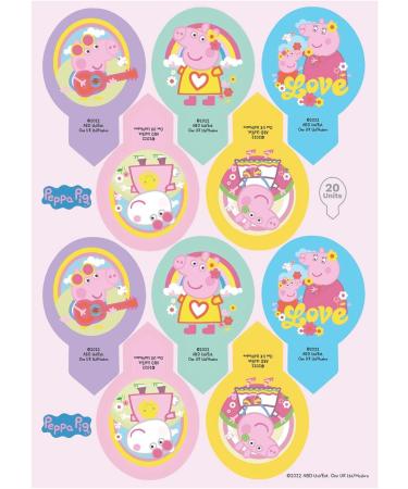 dekora PEPPA PIG Edible Wafer Cake Cupcake Decorations Pack of 20 135050 - Buy Online on SooperMarket.com