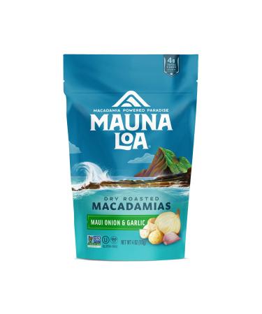 Mauna Loa Dry Roasted Macadamias Maui Onion & Garlic 4 oz (113 g)
