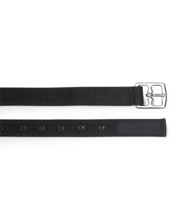 Shires Equestrian - Hi-lite Stirrup Leathers - Black - Size: 3/4x24