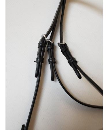 Buy Nilo Bridle Horse Hanna (Full) - Rhinestone Head Straps & Reins - High-Quality Black Bridle for Warmbloods - Buy Online on SooperMarket.com