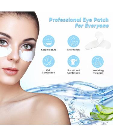 C. ARTIST 100 Pairs V-Shaped Natural Under Eye Gel Pads with Collagen & Aloe Vera - Eyelash Extension Supplies Kit - Buy Online on SooperMarket.com