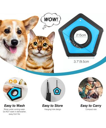 VavoPaw Pet Hair Remover - All-In-One Hair Detailer for Pets, Cars, Furniture - Blue - 1 Pack - Buy Online on SooperMarket.com