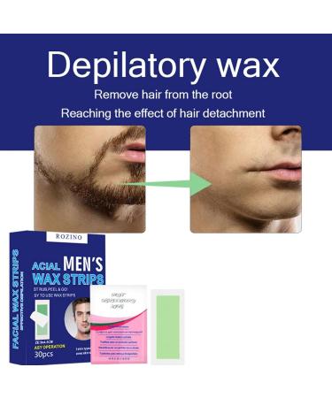 30 Pieces Torn Beeswax Hair Removal Wax Strips | Tongfeng Body & Face Wax Strips for Smooth Skin - Ideal for At-Home Hair Removal - Buy Online on SooperMarket.com