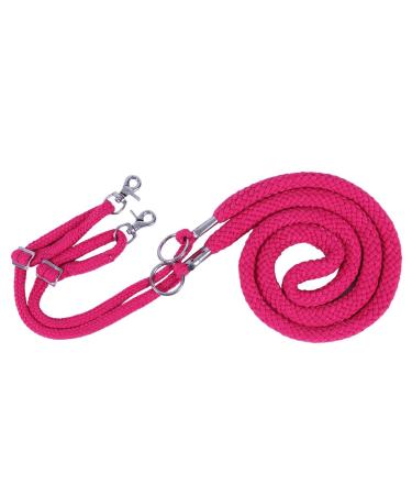 QHP lunging aid lunging line lunge ground work 4 colours 4 sizes (M fuchsia) M fuchsia