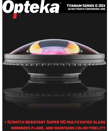Opteka OPT-SC72FE 72mm 0.3X HD Super Fisheye Lens - Professional Video Camcorders - Buy Online on SooperMarket.com