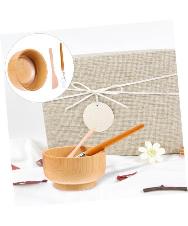 Beavorty Wooden Mask Bowl Set - Beauty Mixing Bowl & DIY Facial Mask Tools for Estheticians | Ideal for Clay & Mud Masks - Buy Online on SooperMarket.com