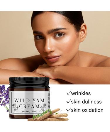 Wild Yam Cream 60ml Wild Yam Cream Hormones Balance Wild Yam Skin Cream Wild Yam Cream Natural Night Sweats Cream For Menopause Dry Skin Moisturization - Buy Online on SooperMarket.com
