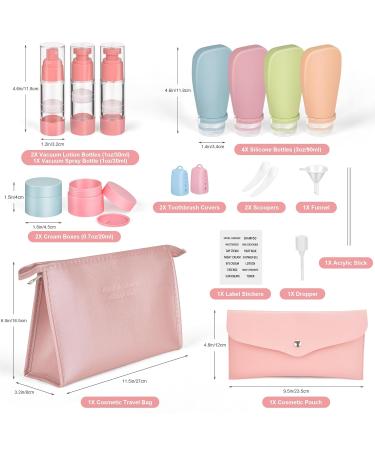 Buy Noideeer 19 Partial Travel Bottles Set - TSA Approved Refillable Silicone Travel Containers for Shampoo Conditioner & Lotion - Perfect for International Travel - Buy Online on SooperMarket.com