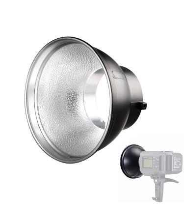 Godox AD-R6 7" Bowens Mount Standard Reflector with Umbrella Hole for Godox MS300 AD400Pro AD600B AD600Pro AD600BM MS200 SK400II SK300II Strobe Flash Monolight