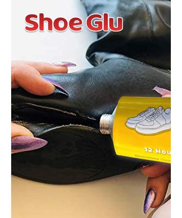 ShoeGlu Strong Bond Repair Adhesive 90g - Ideal for Fixing Worn Soles & Damaged Uppers Flexible and Durable Shoe Glue - Buy Online on SooperMarket.com