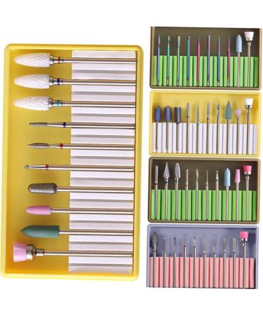 Beavorty 3 Sets Manicure Pedicure Bit manicure drill bits Cuticle Drill Bits Gel Nails Bit Manicure sand tool Nail Drill Replacement Bits nail grinding head power tools polisher diamond 5x1cmx3pcs Yellowx3pcs - Buy Online on SooperMarket.com