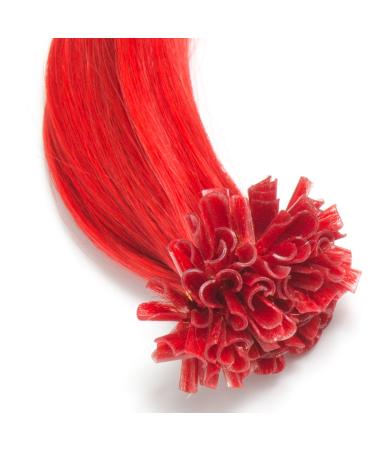 Buy 100% Remy Red Bonding Hair Extensions - 150 Strands 45cm U-Tip Keratin Bonds - Premium Quality Hair - Fast International Shipping - Buy Online on SooperMarket.com