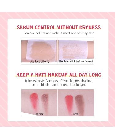 Korean Makeup Blur Stick Face Primer for Pores & Energized Eye Makeup - Calamine Base for Oily & Acne Prone Skin - Buy Online on SooperMarket.com