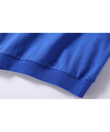 Taigood Boys Cotton Sweatshirt Long Sleeve T-Shirt | Age 5-6 Years | Blue - Buy Online on SooperMarket.com