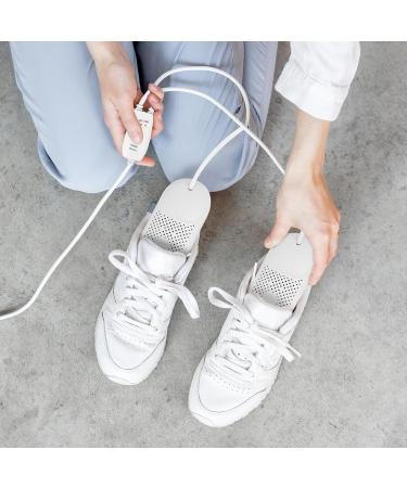Portable Electric Shoe Dryer & Warmer with Timer | Safe & Fire Resistant Footwear Dehumidifier for Shoes, Boots, Gloves, Socks | Ideal for Rainy Days - Buy Online on SooperMarket.com