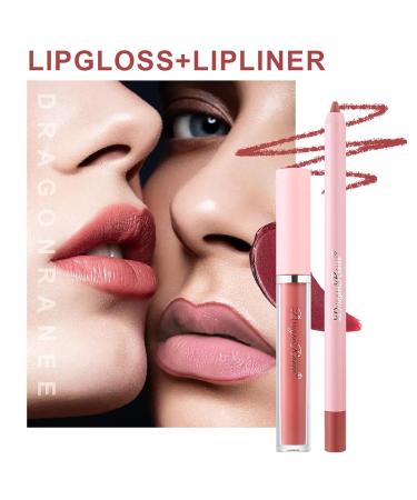 Shop 6 Matte Liquid Lipsticks & Matching Lip Liner Kit - Waterproof Long-Lasting Makeup Gift for Women & Girls - Buy Online on SooperMarket.com
