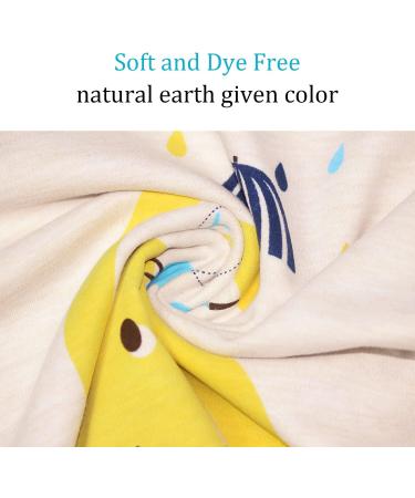 YANWANG 100% Cotton Baby Pajamas Set | Long Sleeve Sleepwear 6-12 Months | Elephant Design | High Belly | Boys Girls 6M-5Years - Buy Online on SooperMarket.com