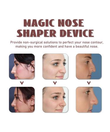 Zetiling Nose Shaper - Adjustable Silicone Nose Lifter & Straightener for Perfect Nose Shape | 2pcs Nose Up Clip - Buy Online on SooperMarket.com