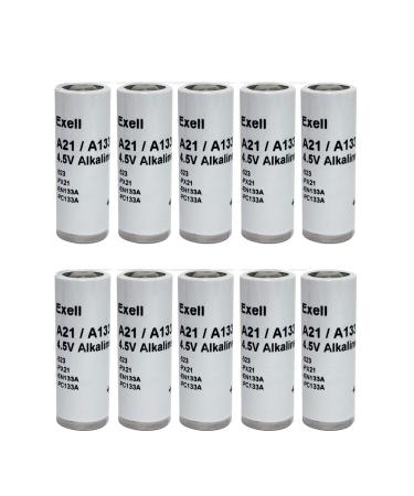 10pc Exell A21PX 4.5V Alkaline Battery 523 EN133A PC133A PX21 1306AP