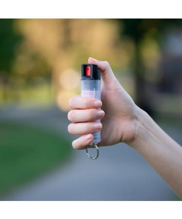 SABRE Protector Dog Spray Multipack. (1) 22-Gram Spray with Key Ring (1) 22-Gram Spray with Adjustable Hand Strap 14 Bursts 3.5-Meter Range Humane Dog Attack Deterrent Maximum Strength Allowed - Buy Online on SooperMarket.com