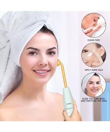 CAPOT High Frequency Facial Wand - Portable Handheld Machine with 4 Neon Tubes - Buy Online on SooperMarket.com