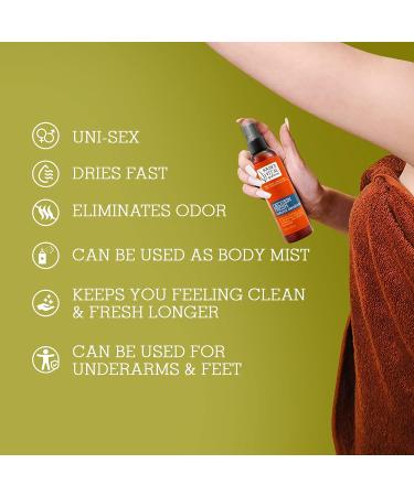 Deozein Fresh Natural Spray Deodorant by Source Vit Apothecary - Crisp Light Floral Scent - Non-Toxic Odor Control for Men, Women, Teens - 4.46 fl. oz - Buy Online on SooperMarket.com