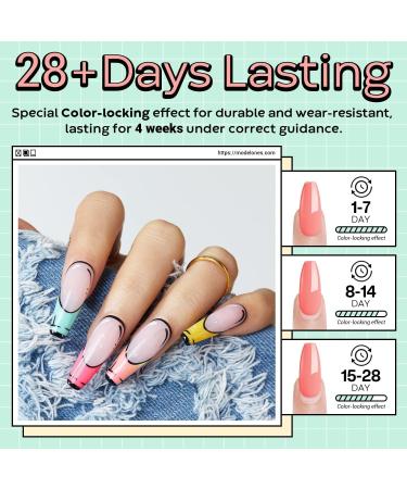 Modelones Gel Nail Polish - 6 Colors Summer Gel Polish Popular Bright Yellow Pink Gel Nail Soak Off U V Gel Nail Kit Beauty Gifts Set Box - Buy Online on SooperMarket.com