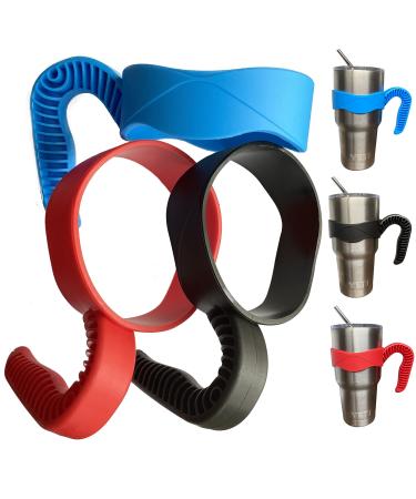 Handle for Yeti Tumblers - Yeti Handle 30 oz Tumbler YETI Tumbler Handle Yeti 30 oz Tumbler Handle 3 Pack Black Ozark Trail RTIC SIC 30oz Yeti Cup Handle Yeti Handles for 30 Ounce Ramblers Rambler Mug