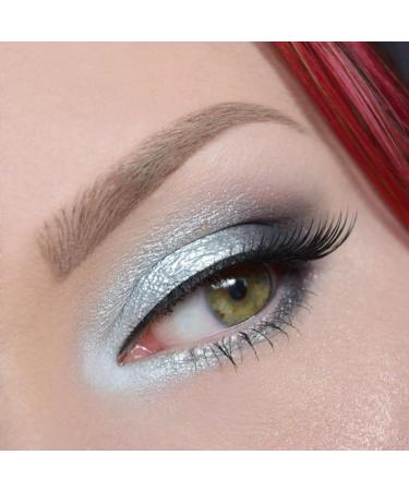 Diamond White Liquid Glitter Eyeshadow - Metallic Icy White with Fine Sparkle, Long-Lasting Formula for Sparkling Eyes - Buy Online on SooperMarket.com