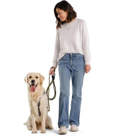 Hands-Free Dog Leash - 2m Adjustable Belt for Running & Training | 3-in-1 Multi-Function for All Dog Sizes - Touline Army Green - Buy Online on SooperMarket.com
