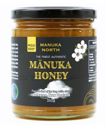 Manuka North MGO 600+ Manuka Honey | 350g | Authentic Premium New Zealand Manuka Honey