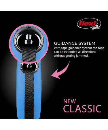 Flexi Classic Retractable Dog Leash - 4.8m Small Size in Blue | International Shipping Available - Buy Online on SooperMarket.com