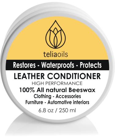Teliaoils Leather Conditioner - Natural Waterproof Leather Repair Balm for Furniture Shoes & Upholstery (250 ml - Buy Online on SooperMarket.com