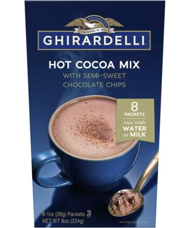 Ghirardelli Hot Cocoa with Semi-Sweet Chocolate Chips - 16 packets - Buy Online on SooperMarket.com