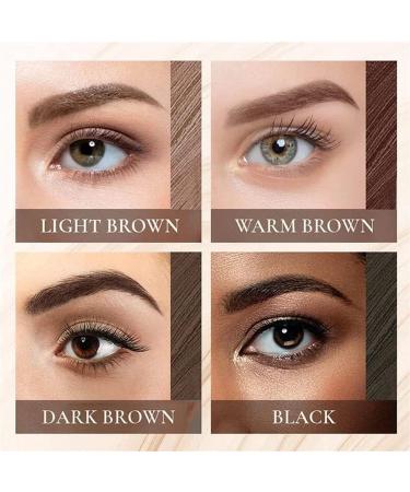 LSNTUU Anjoize Eyebrow Pen Ztigerz 4-Tip Microblade Brow Pen - Waterproof Coffee Brown Pencil - Buy Online on SooperMarket.com