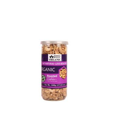 Blessfull Healing Organic Natural Vegan Cheesy Jalapeno Roasted Halves/Pieces Cashew Nuts Crunchy Kaju 500 Gram