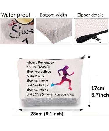 Running Lover Gifts | Inspirational Runner Bag & Cosmetics Organizer for Women | Perfect Cross Country Running Gift - Buy Online on SooperMarket.com