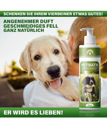 Adema Natural Petbath - Best Dog Shampoo for Itching Fleas Mites & Lice - 200ml Natural Formula for Dogs & Puppies - Buy Online on SooperMarket.com