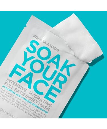 Buy Formula 10.0.6 Intensive Hydrating Sheet Mask - Soak Your Face | International Shipping Available - Buy Online on SooperMarket.com