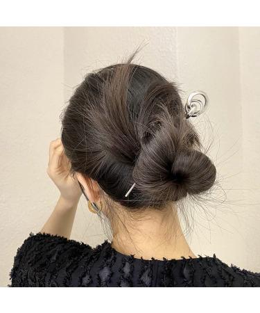 8 Pcs Vintage Metal Hair Sticks - Chinese Hair Jewelry Accessories for Long Hair Women - Buy Online on SooperMarket.com