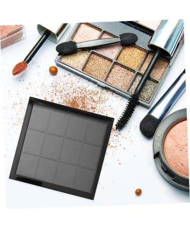 WOONEKY 4 Pcs 12 Empty Eyeshadow Dish Makeup Pallets for Women Travel Eyeshadow Highlight Empty Makeup Black - Buy Online on SooperMarket.com
